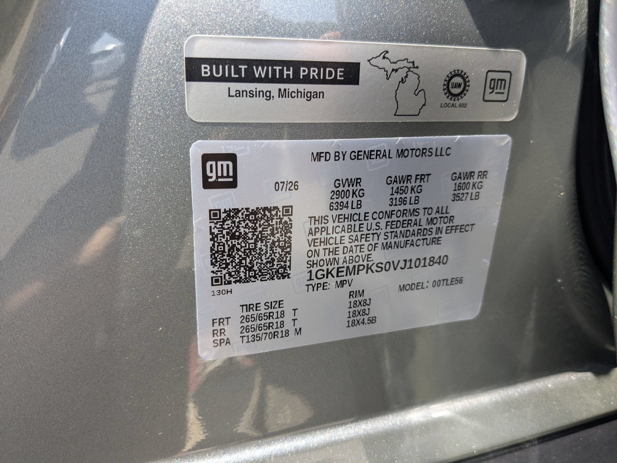 2027 GMC Acadia AT4