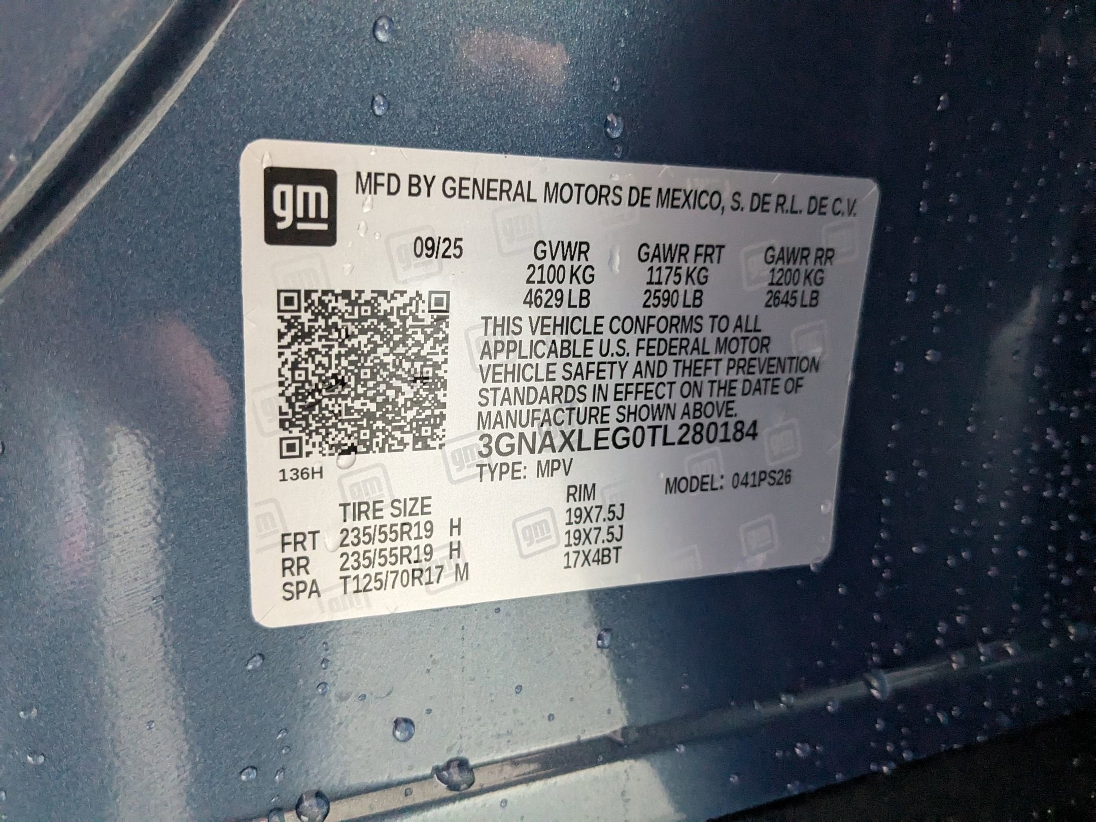 2026 Chevrolet Equinox RS