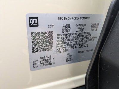 2026 Chevrolet Trax 2RS