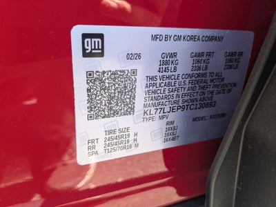 2026 Chevrolet Trax 2RS