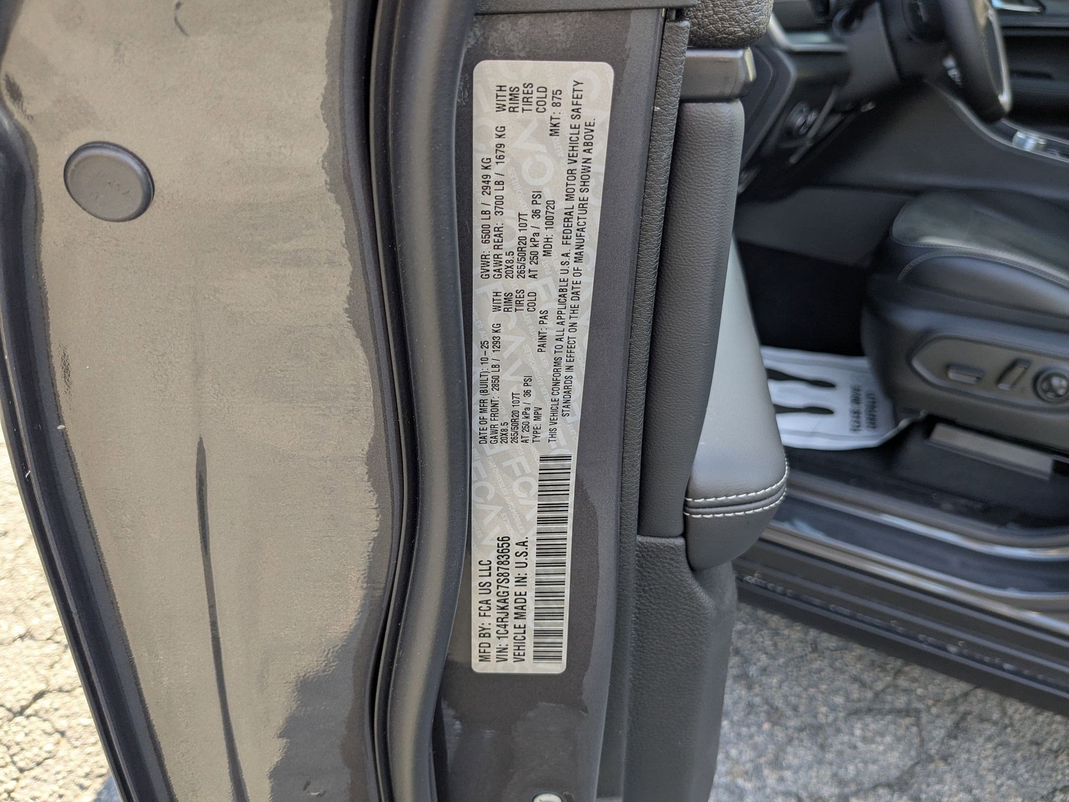 2025 Jeep Grand Cherokee L GRAND CHEROKEE L ALTITUDE X 4X4