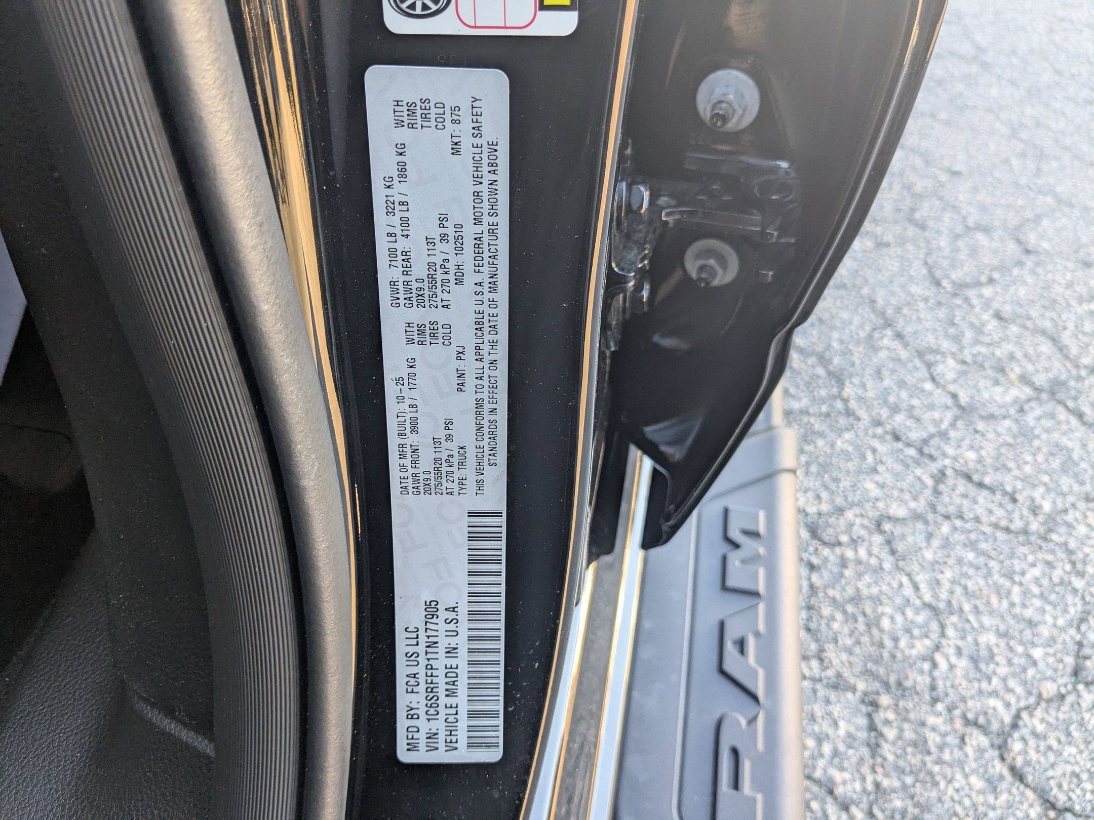 2026 RAM 1500 RAM 1500 BIG HORN CREW CAB 4X4 5'7' BOX