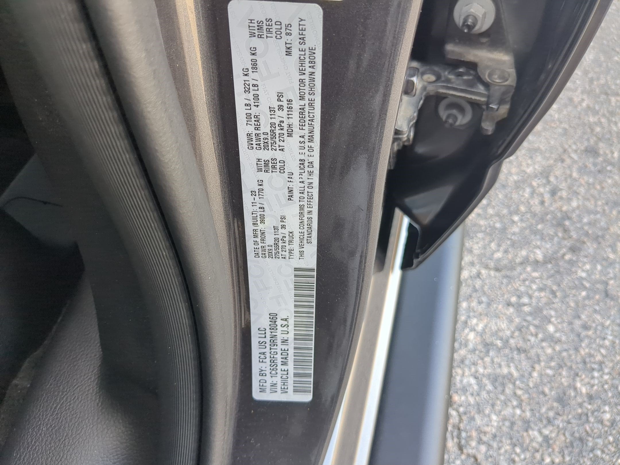 2024 RAM 1500 Tradesman Crew Cab 4x4 5'7' Box