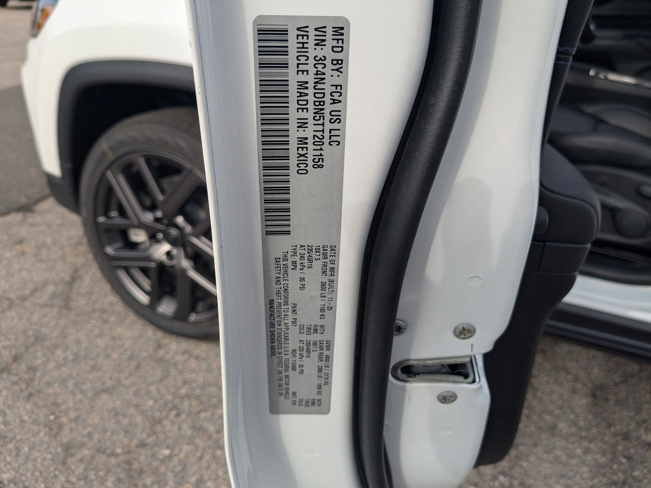 2026 Jeep Compass COMPASS LATITUDE ALTITUDE 4X4