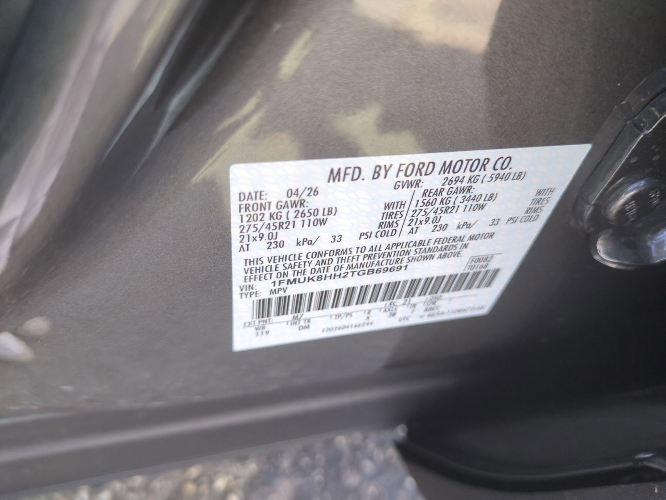 2026 Ford Explorer Platinum