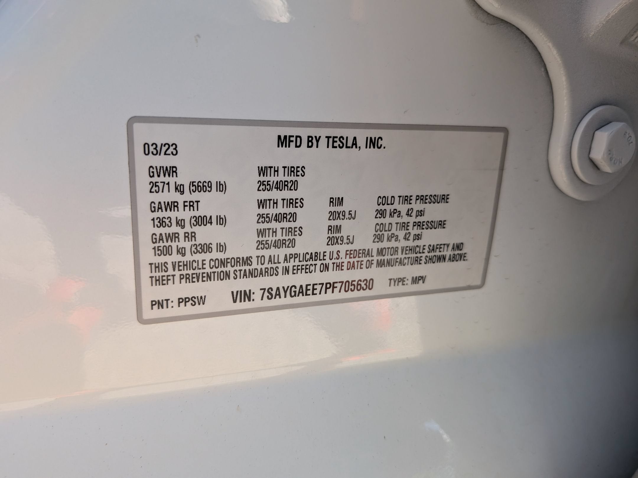 2023 Tesla Model Y Long Range