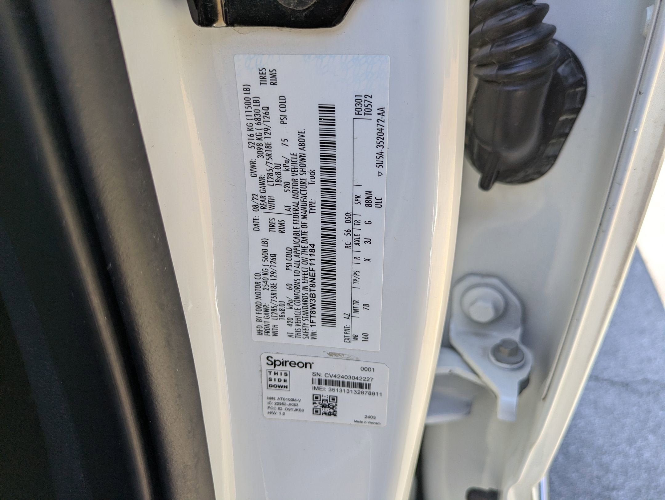 2022 Ford Super Duty F-350 SRW Platinum