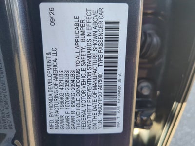 2026 Honda Accord Sedan LX