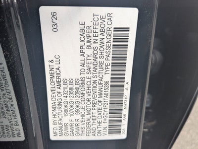 2026 Honda Accord Sedan LX