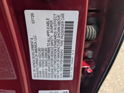 2026 Honda Accord Sedan LX