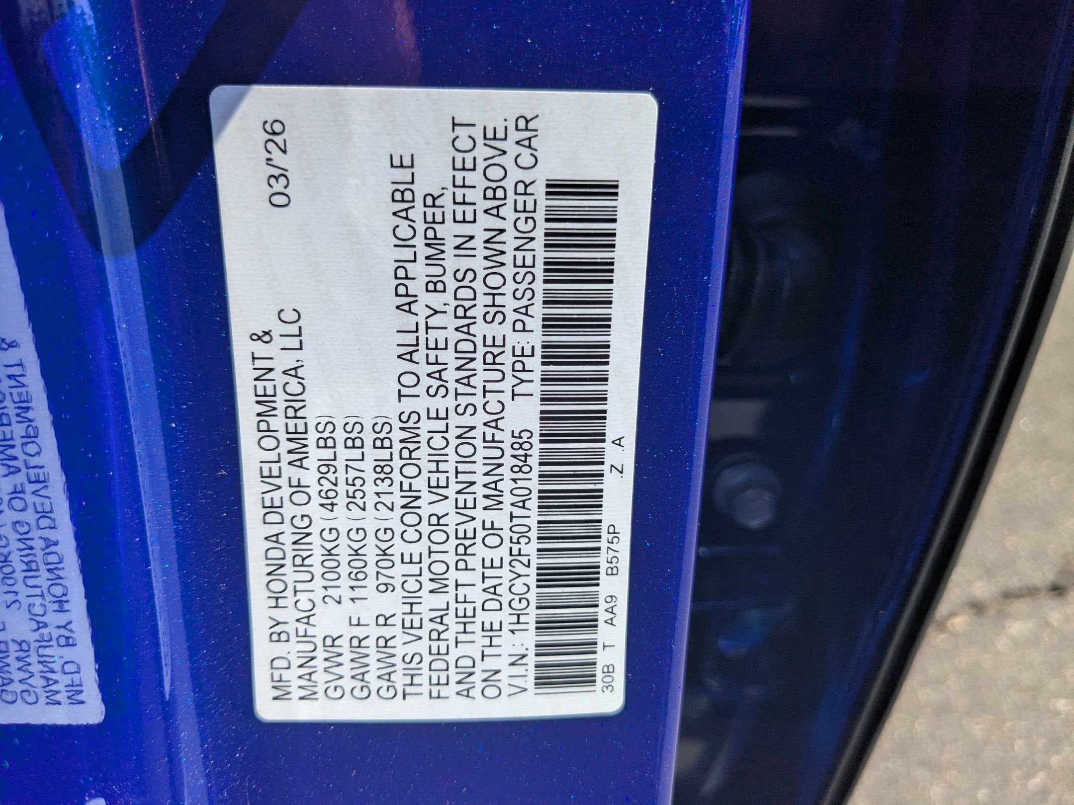 2026 Honda Accord Hybrid Sport