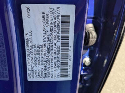 2026 Honda Accord Hybrid Sport