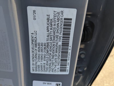 2026 Honda Accord Hybrid EX-L