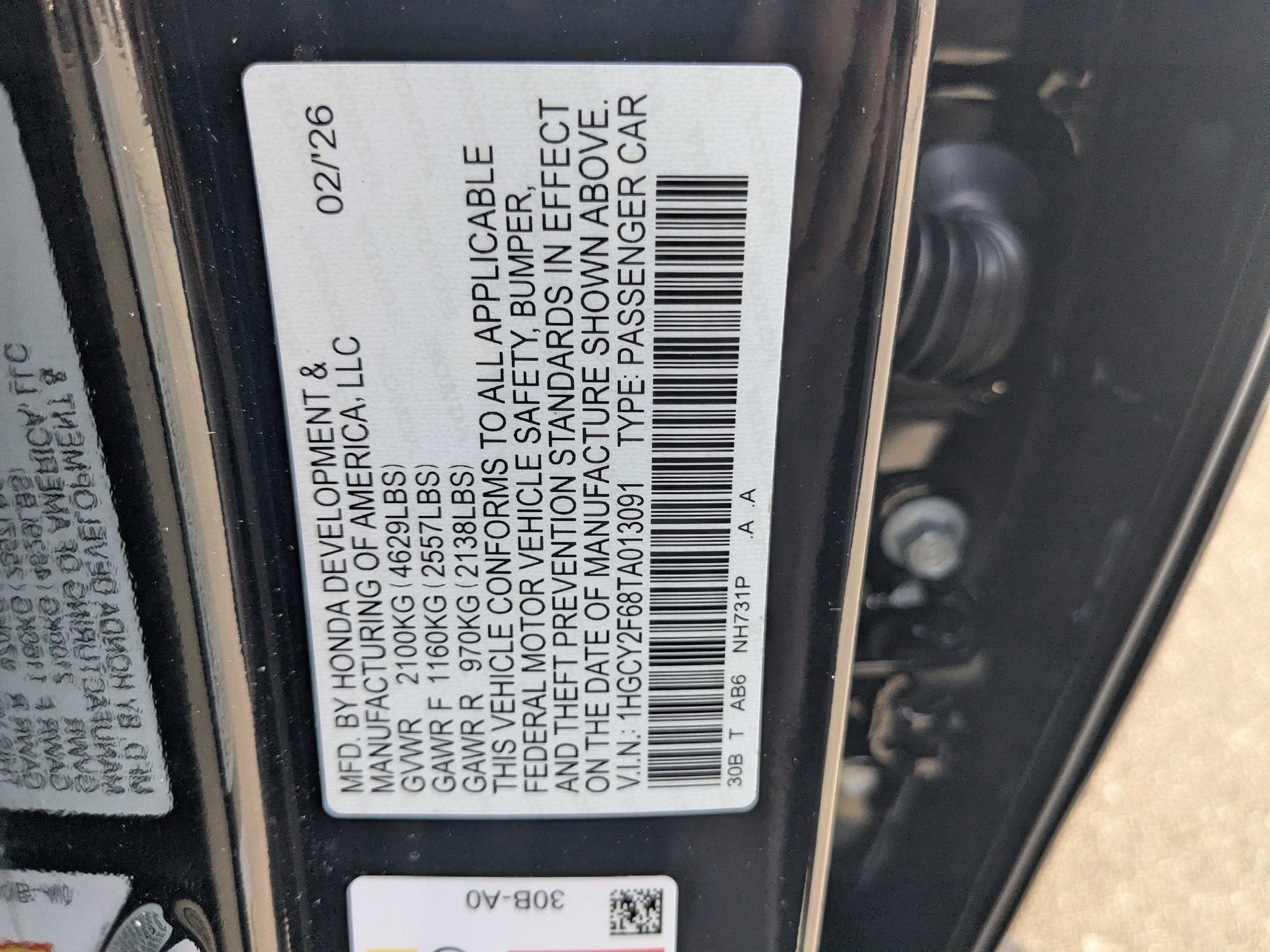 2026 Honda Accord Hybrid EX-L