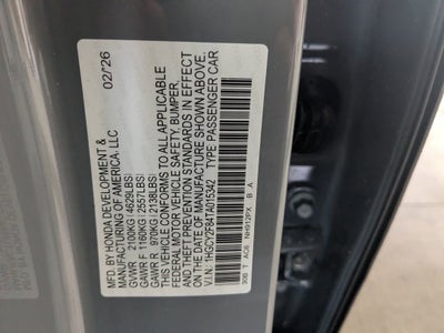 2026 Honda Accord Hybrid Touring