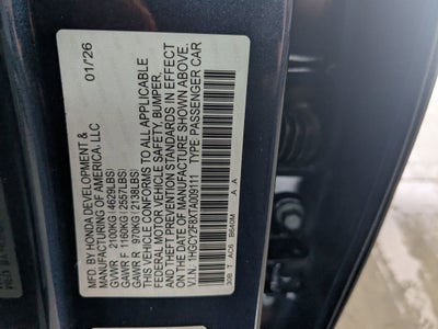 2026 Honda Accord Hybrid Touring