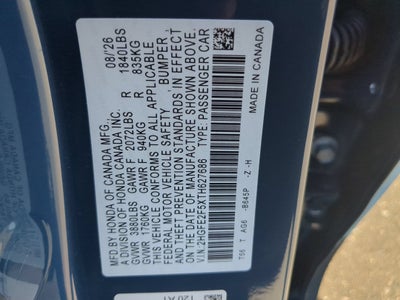 2026 Honda Civic Sedan Sport