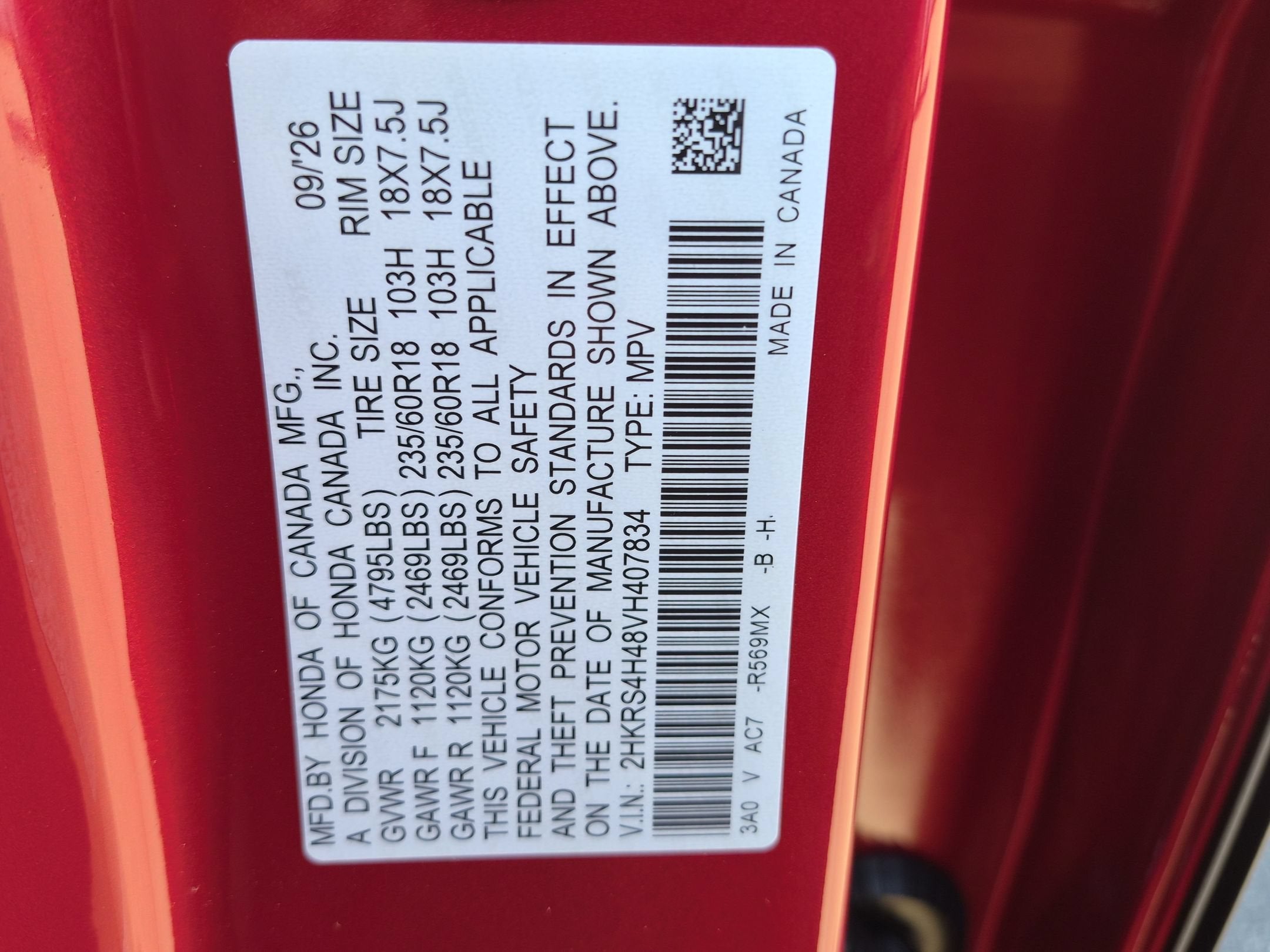 2027 Honda CR-V EX