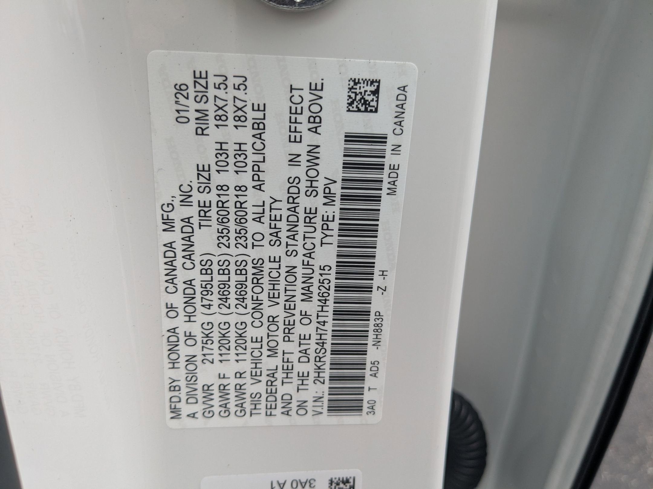 2026 Honda CR-V EX-L