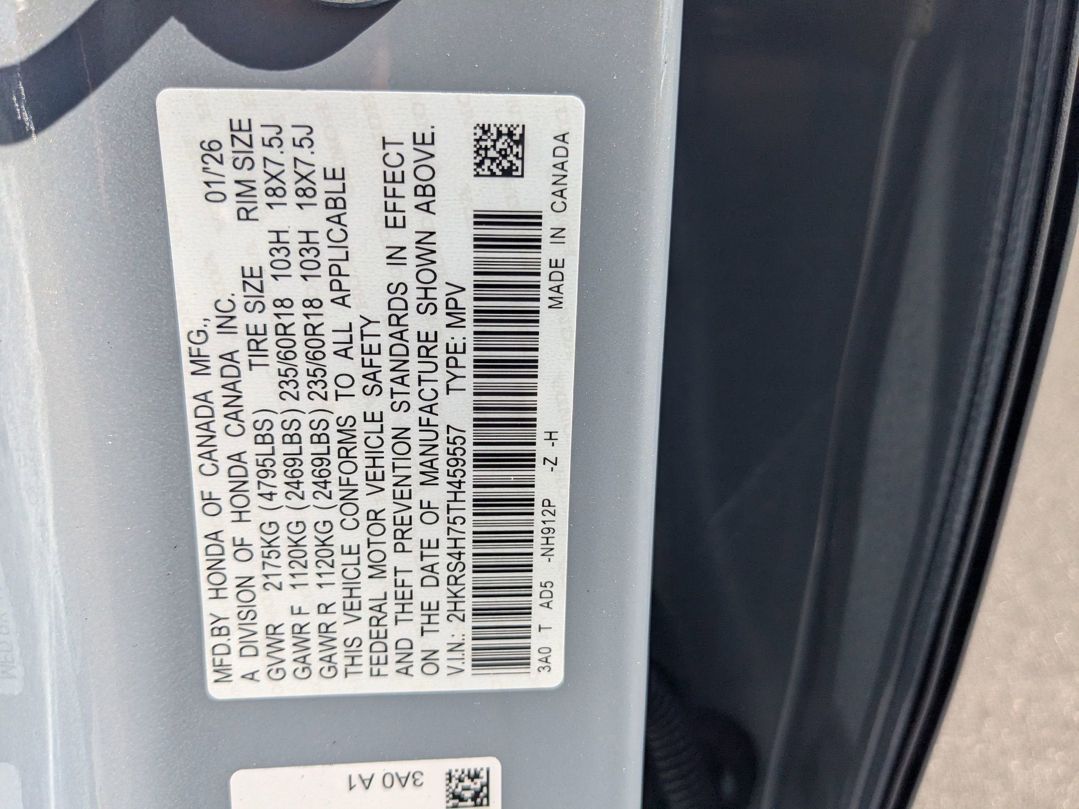 2026 Honda CR-V EX-L