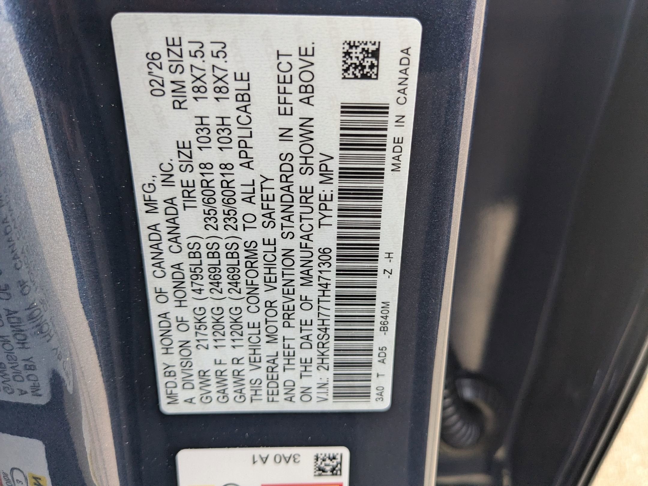 2026 Honda CR-V EX-L