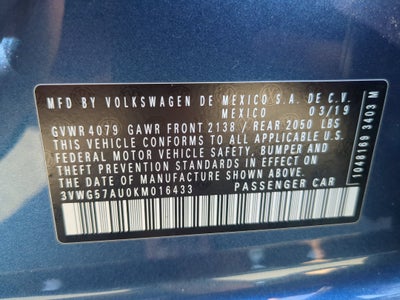2019 Volkswagen Golf S