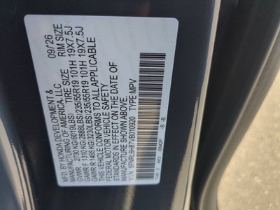 2027 Honda Odyssey Touring