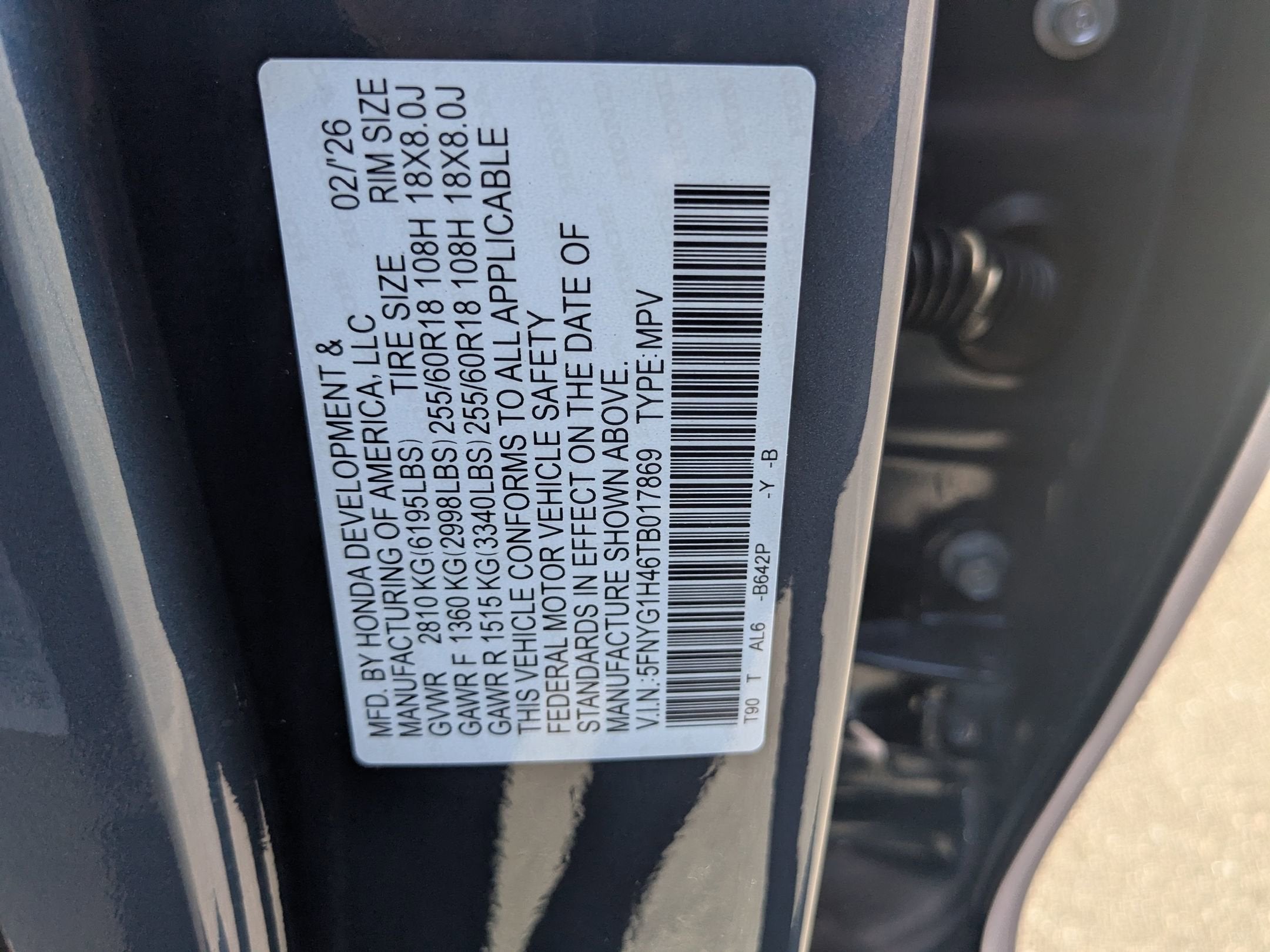 2026 Honda Pilot EX-L