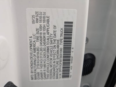 2026 Honda Ridgeline Black Edition