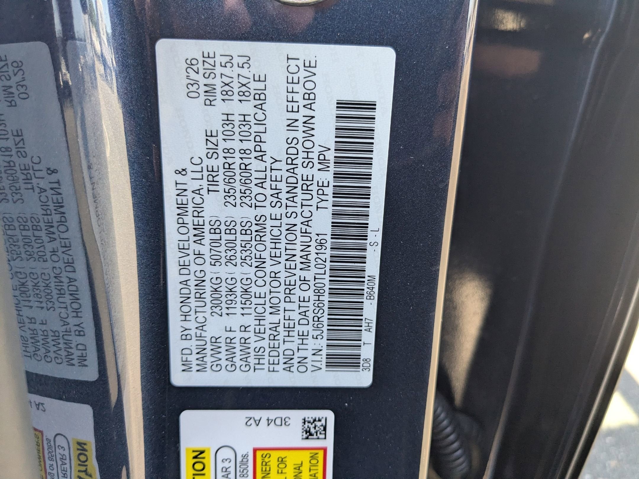 2026 Honda CR-V Hybrid Sport-L