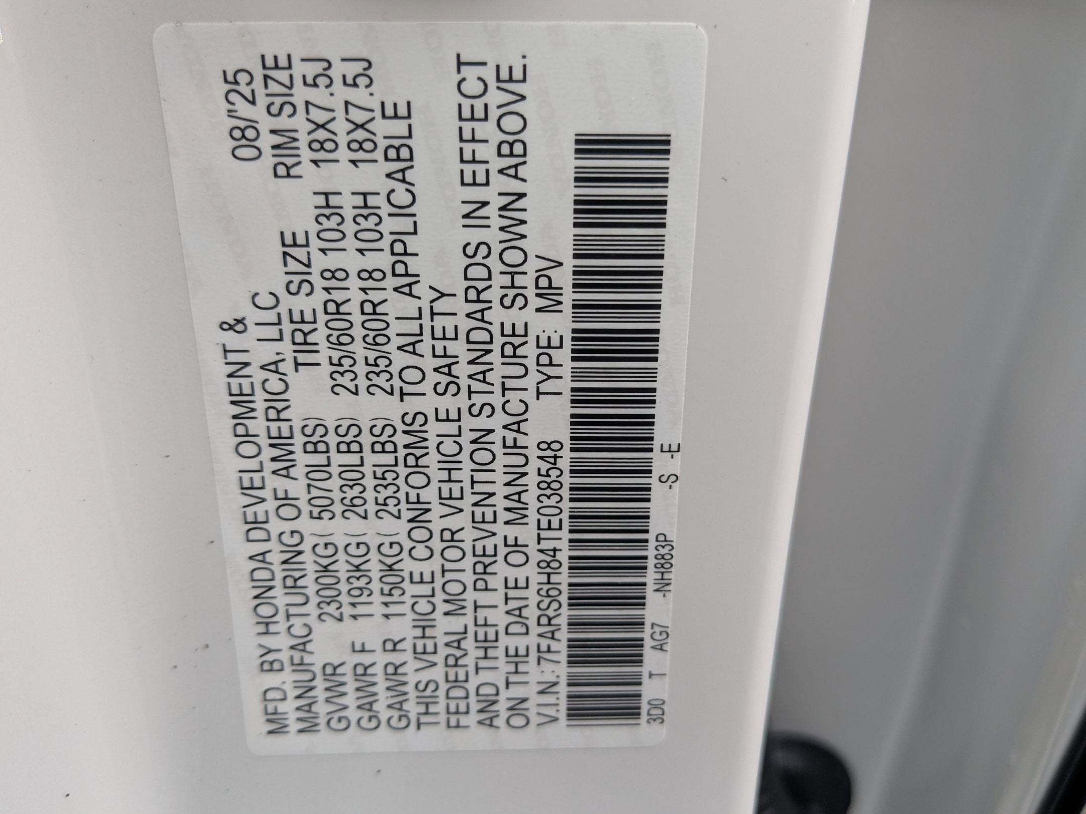 2026 Honda CR-V Hybrid Sport-L