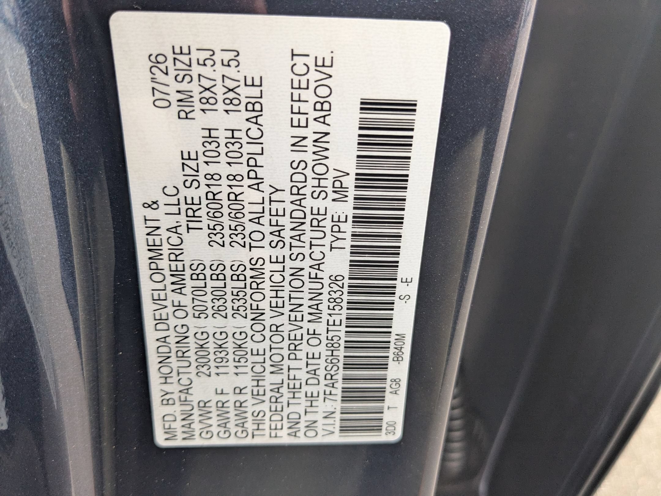 2026 Honda CR-V Hybrid Sport-L