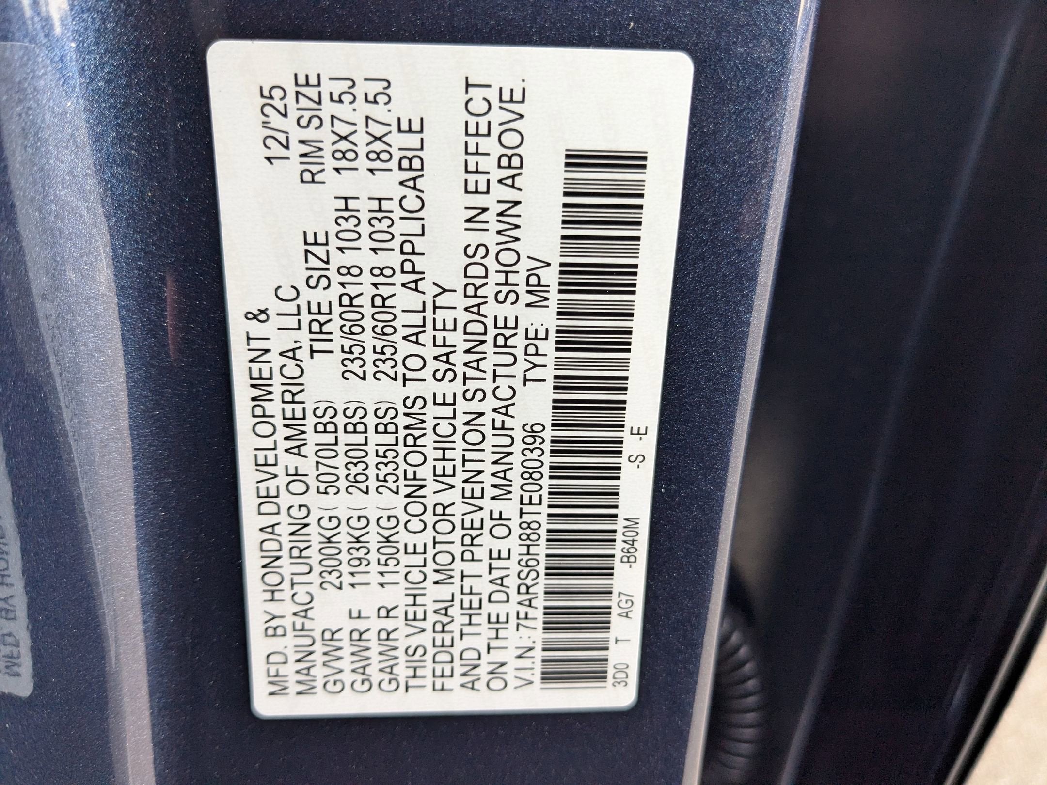 2026 Honda CR-V Hybrid Sport-L