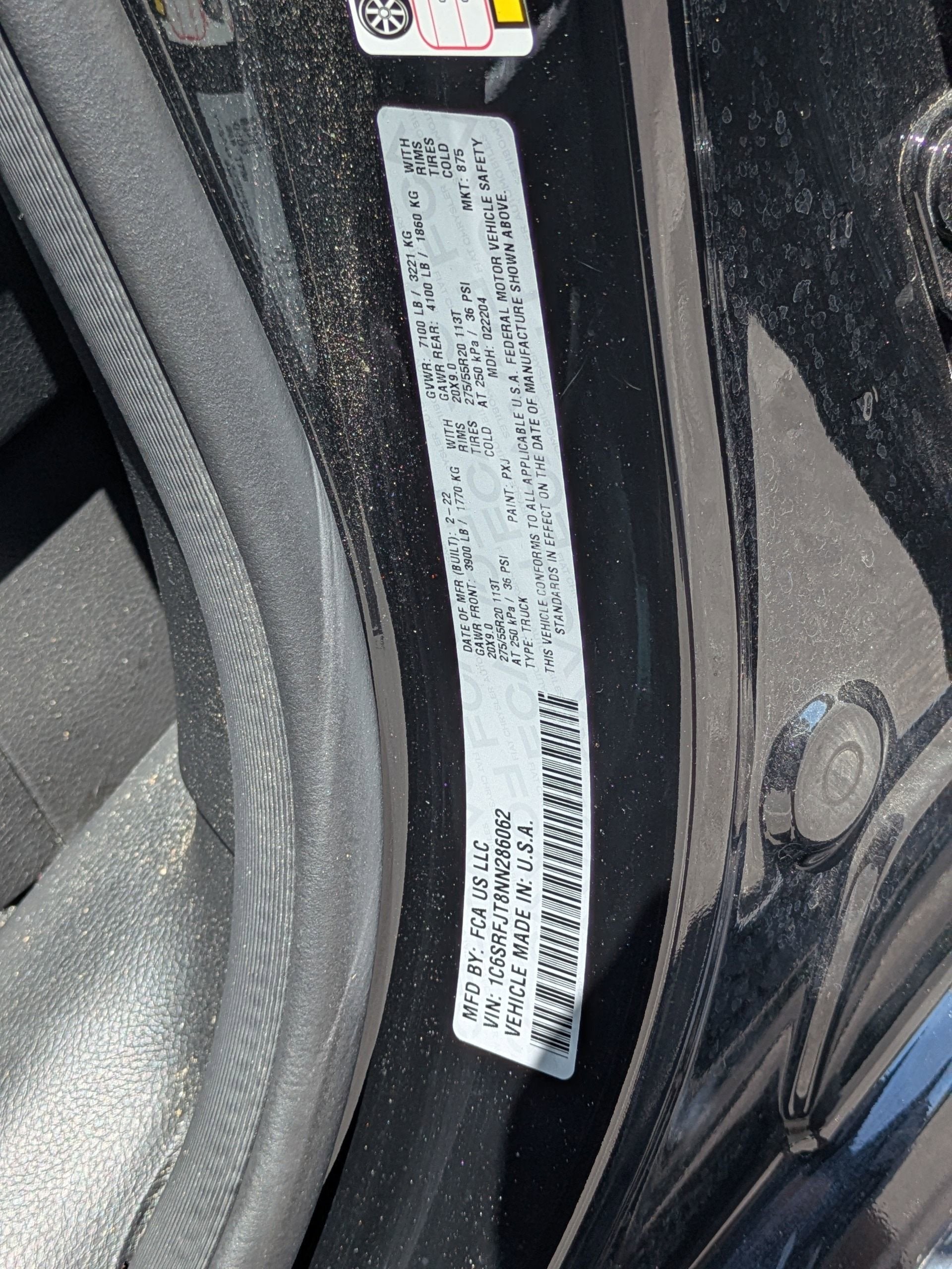 2022 RAM 1500 Laramie