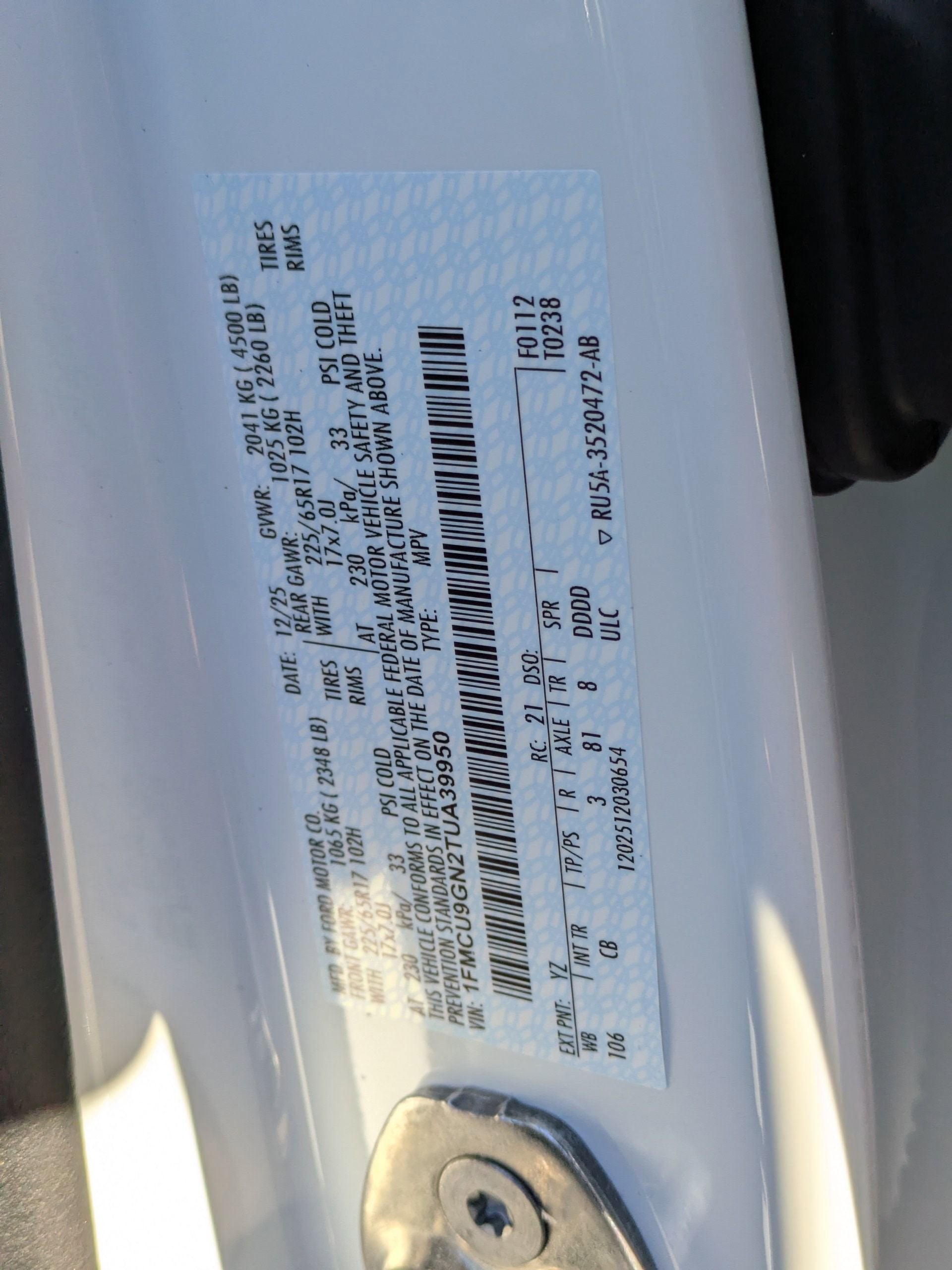 2026 Ford Escape Active