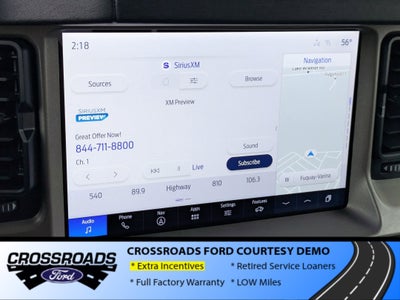 2025 Ford Bronco Outer Banks - Crossroads Courtesy Demo