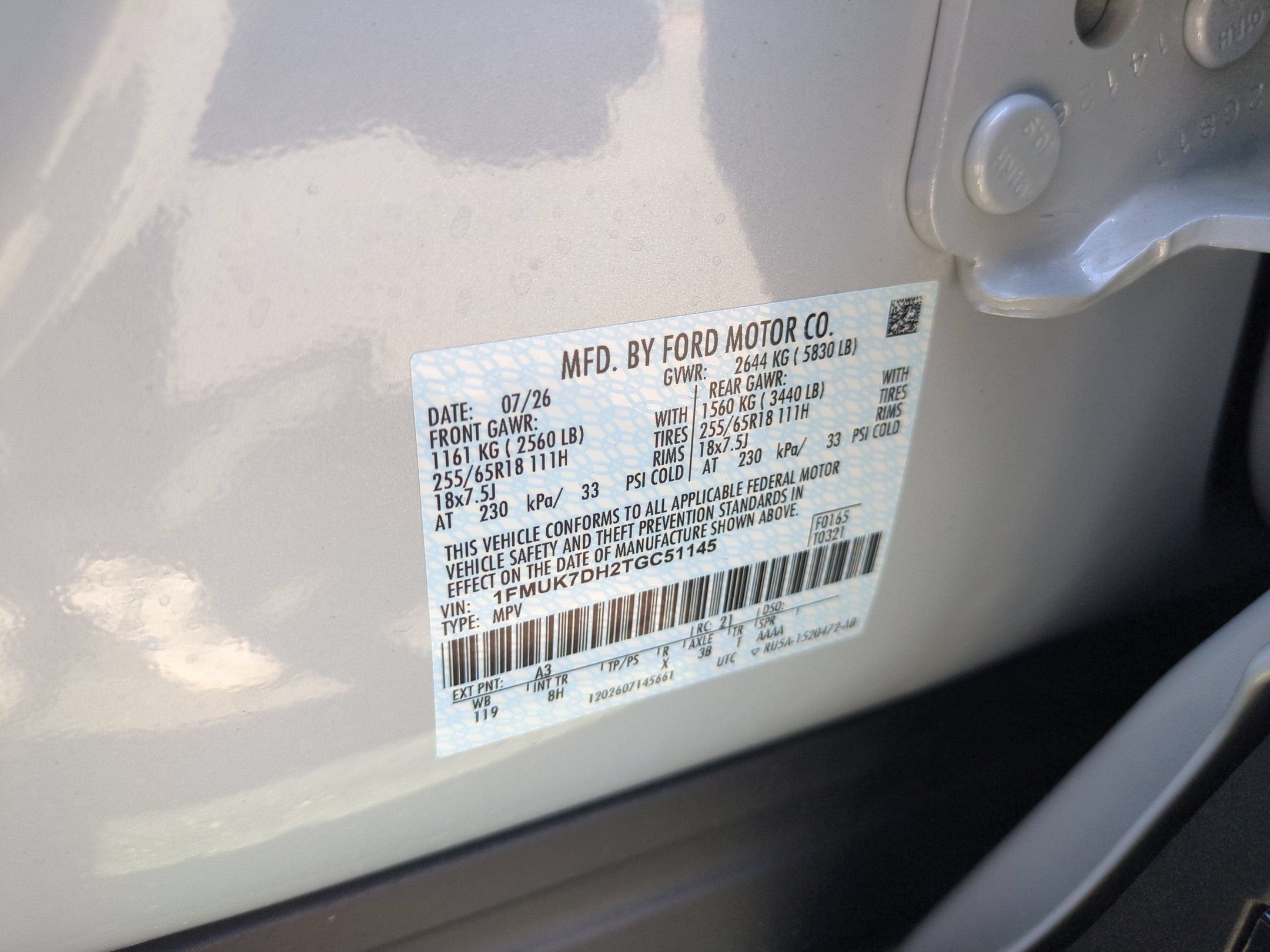 2026 Ford Explorer Active w/200A Pkg