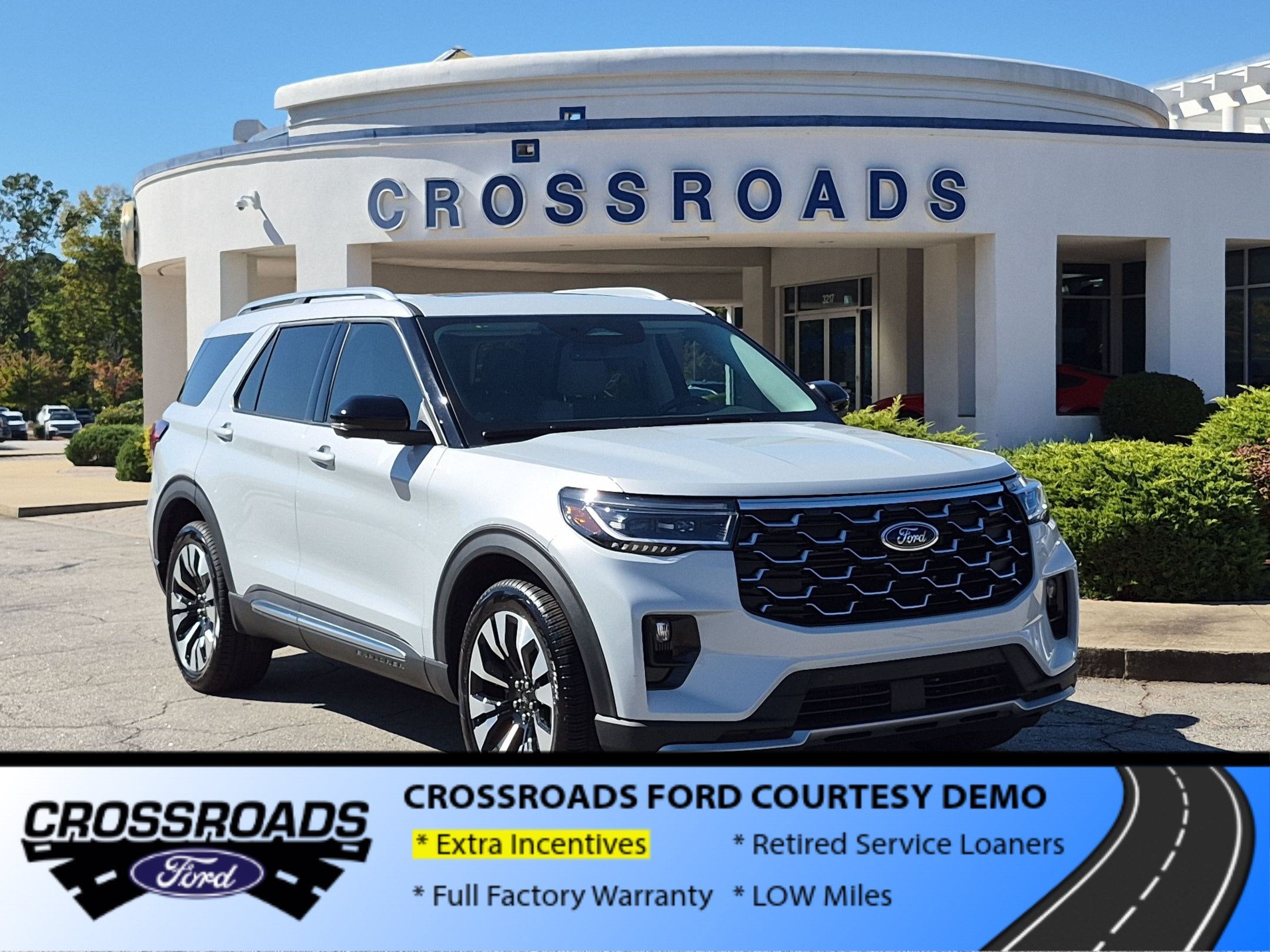 2026 Ford Explorer Platinum - Crossroads Courtesy Demo