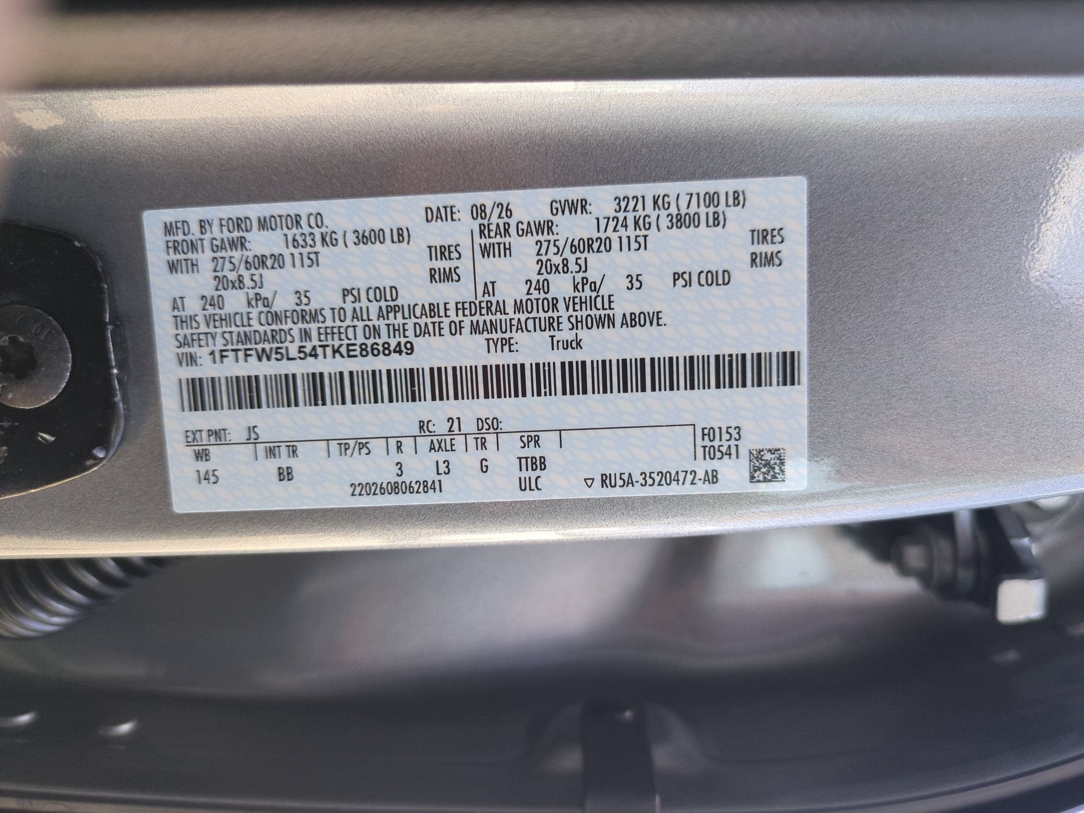 2026 Ford F-150 LARIAT