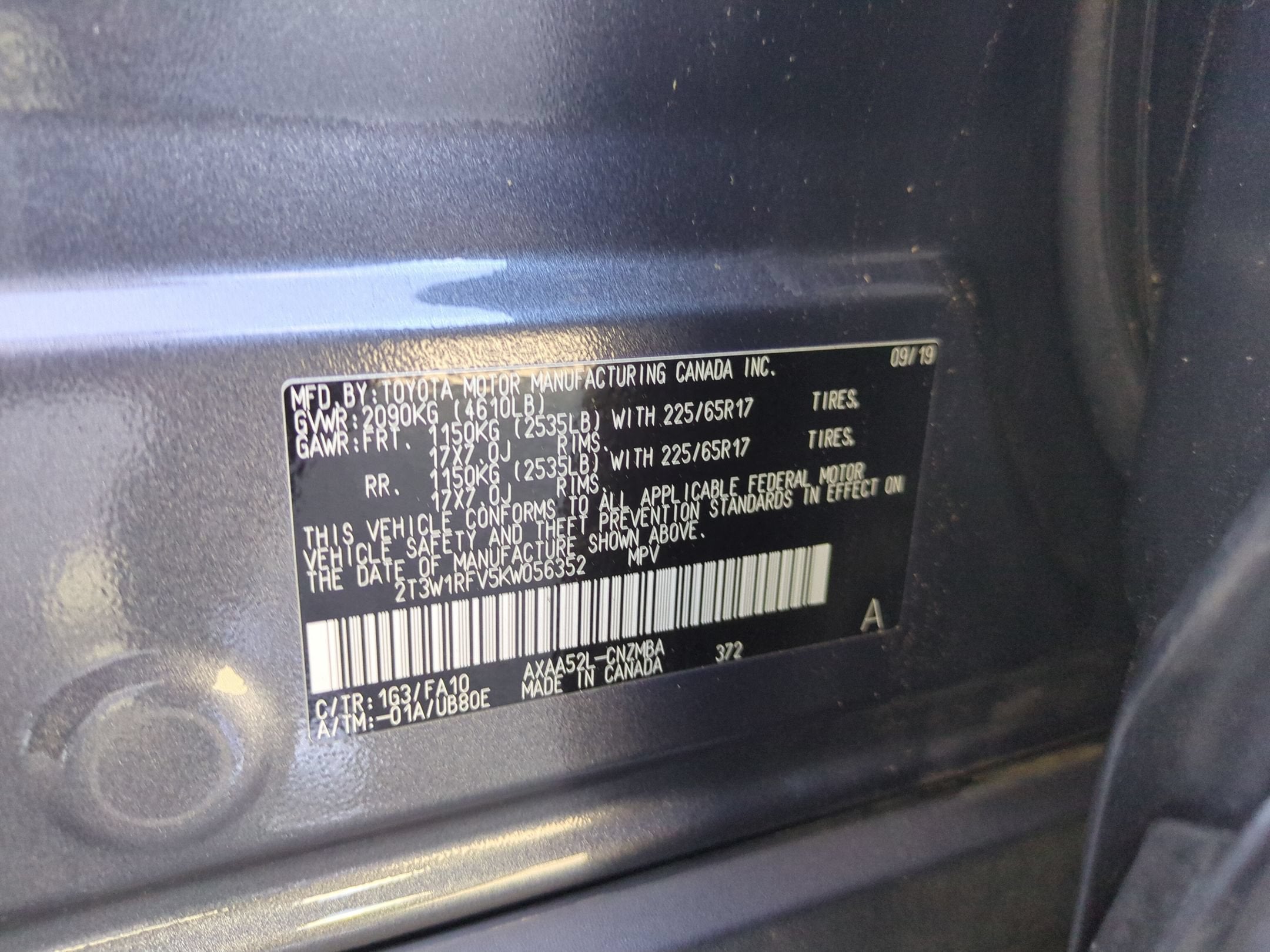 2019 Toyota RAV4 XLE