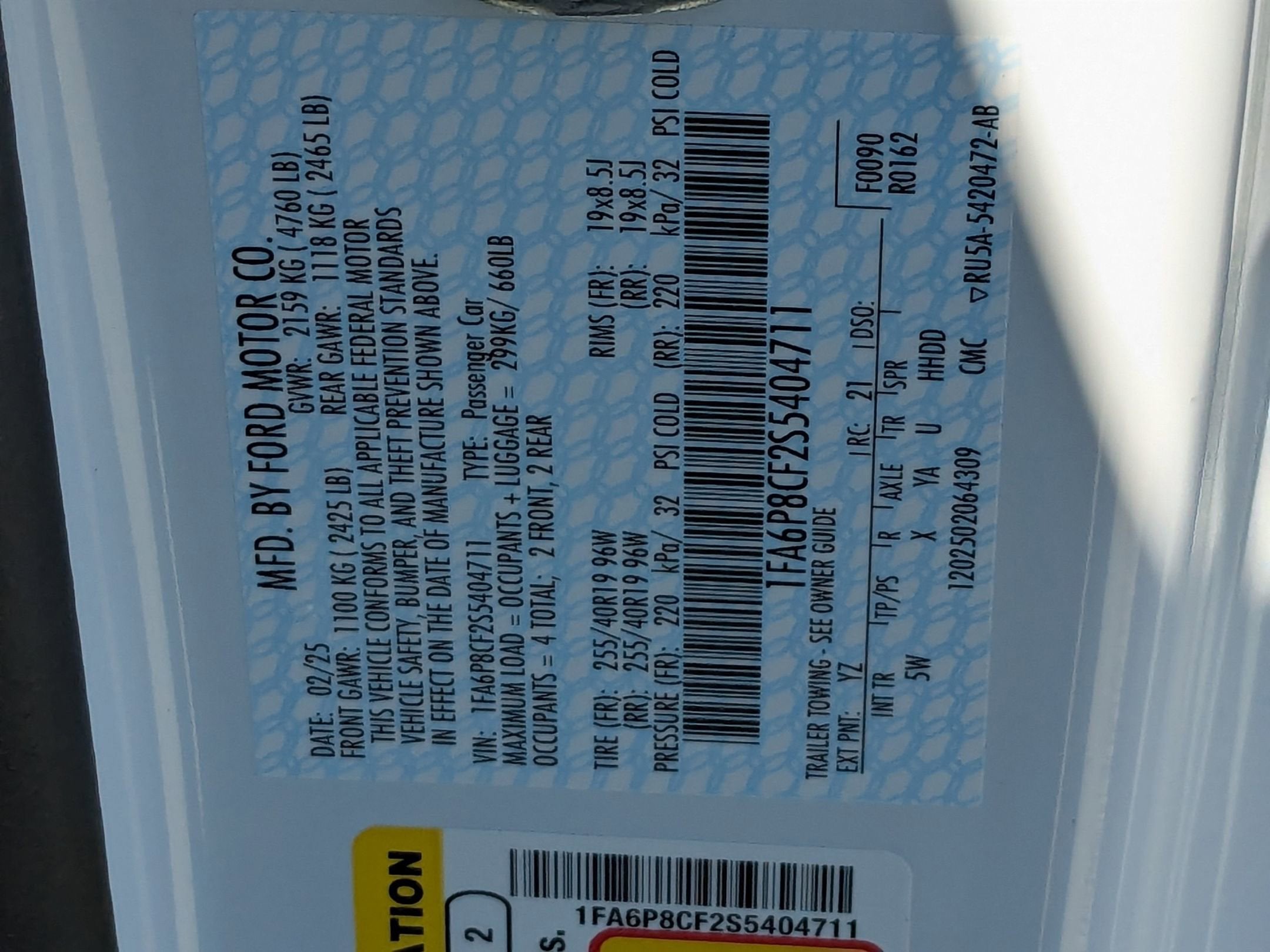 2025 Ford Mustang GT Premium