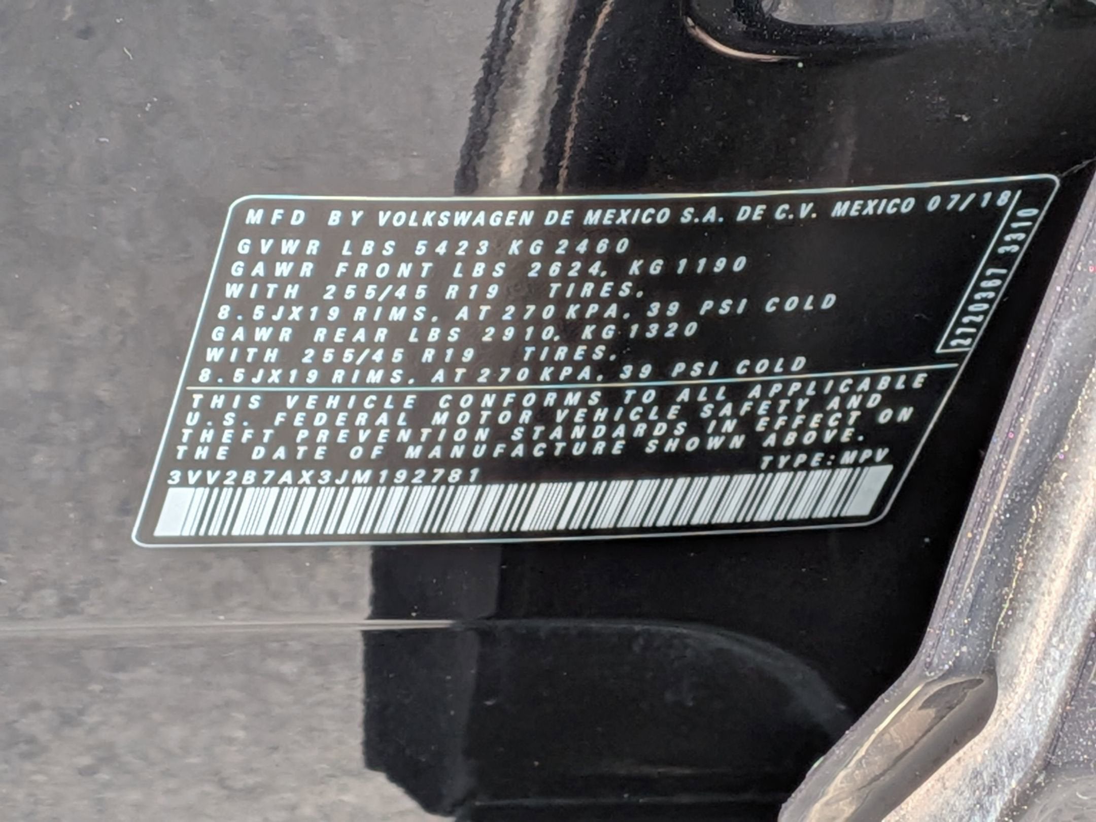 2018 Volkswagen Tiguan SEL