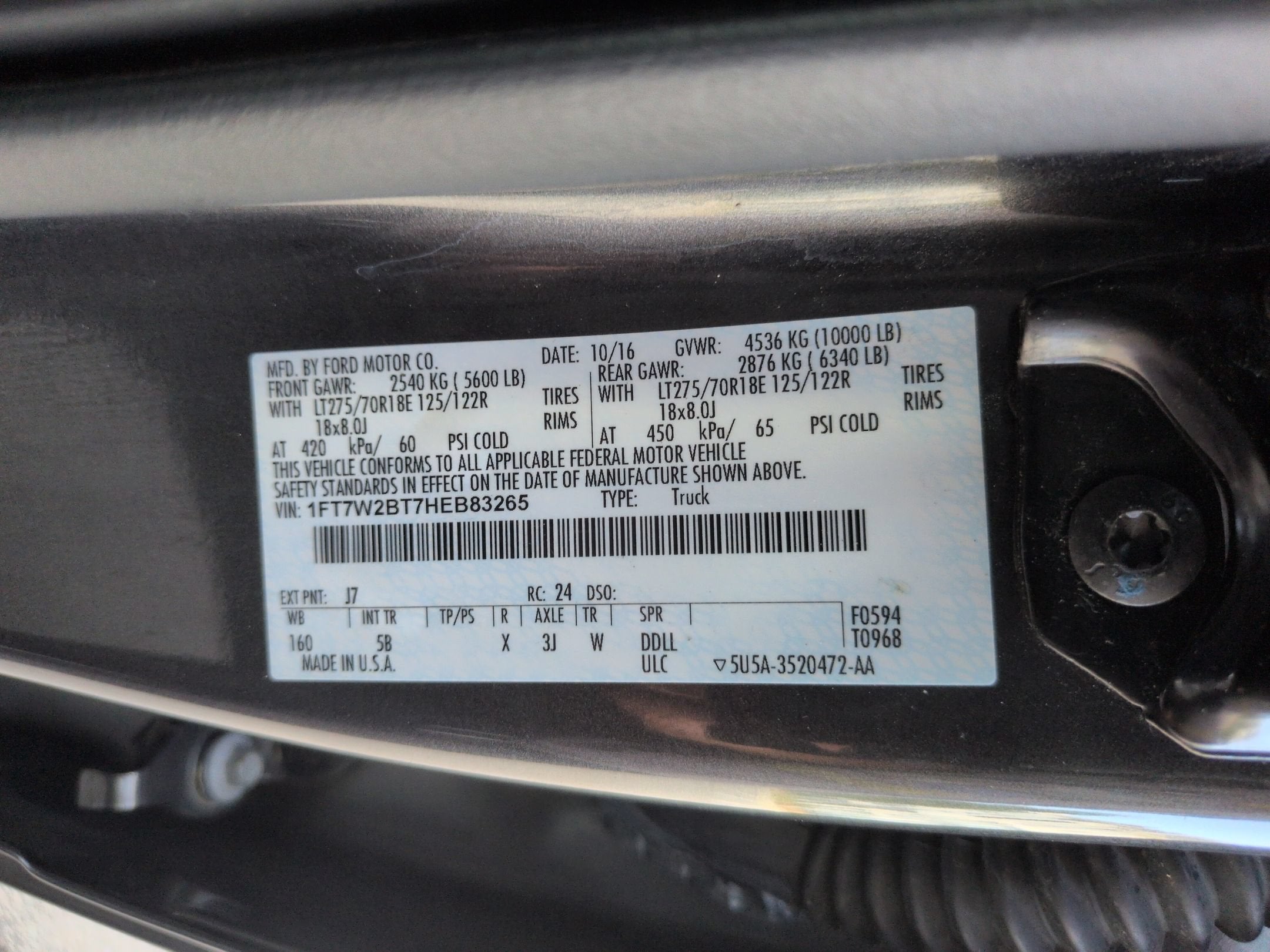 2017 Ford Super Duty F-250 SRW Lariat