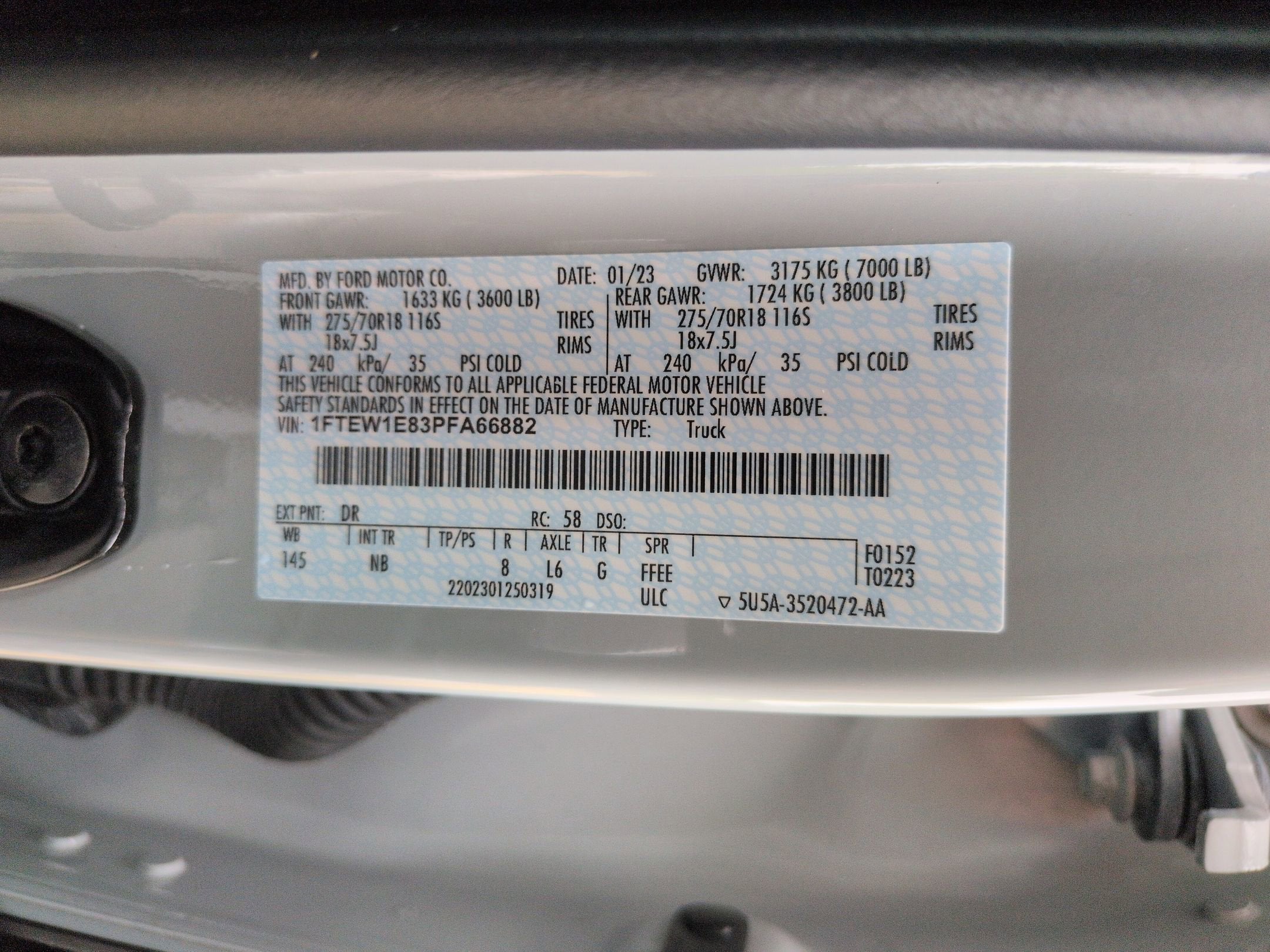 2023 Ford F-150 Tremor