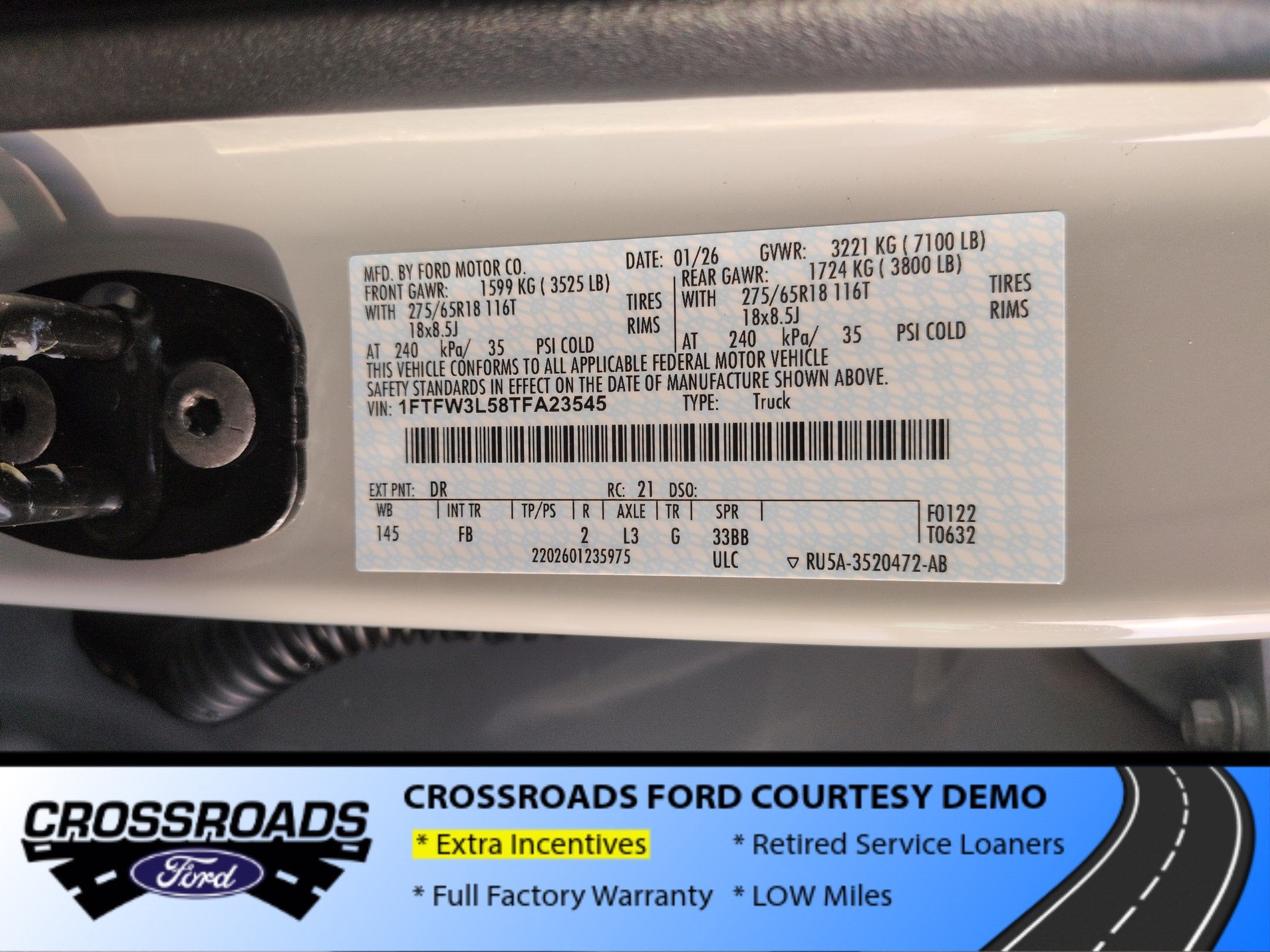 2026 Ford F-150 XLT- Crossroads Courtesy Demo