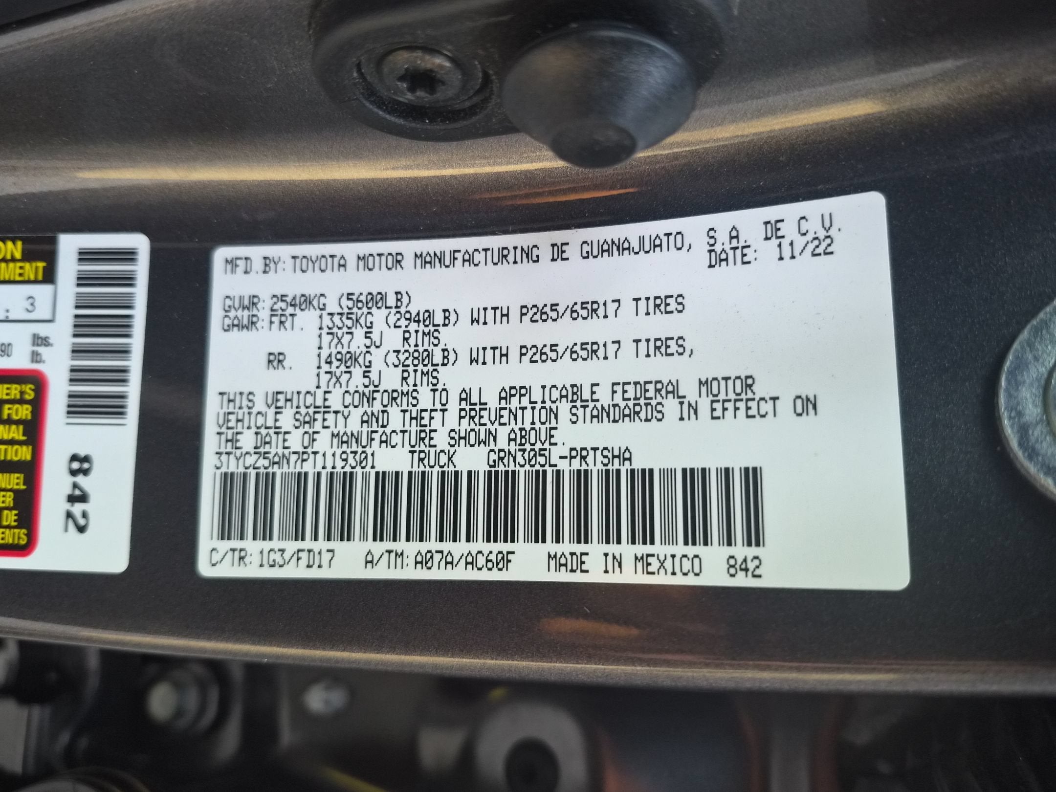 2023 Toyota Tacoma 4WD TRD Sport