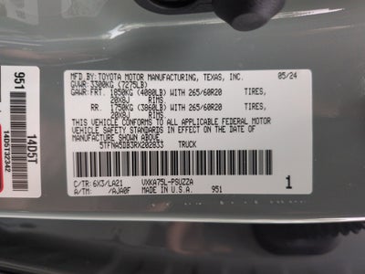 2024 Toyota Tundra 4WD Platinum