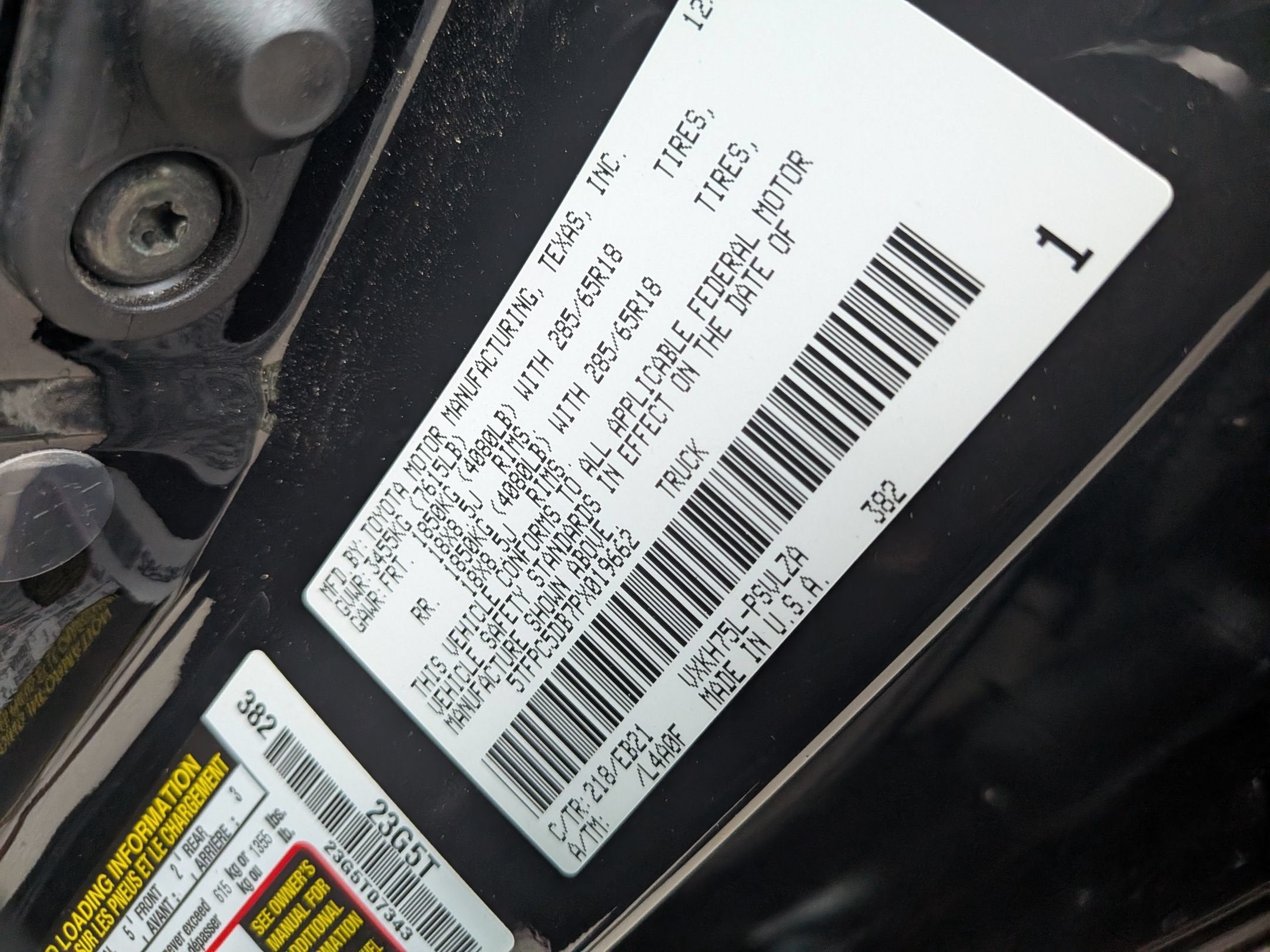 2023 Toyota Tundra 4WD TRD Pro Hybrid