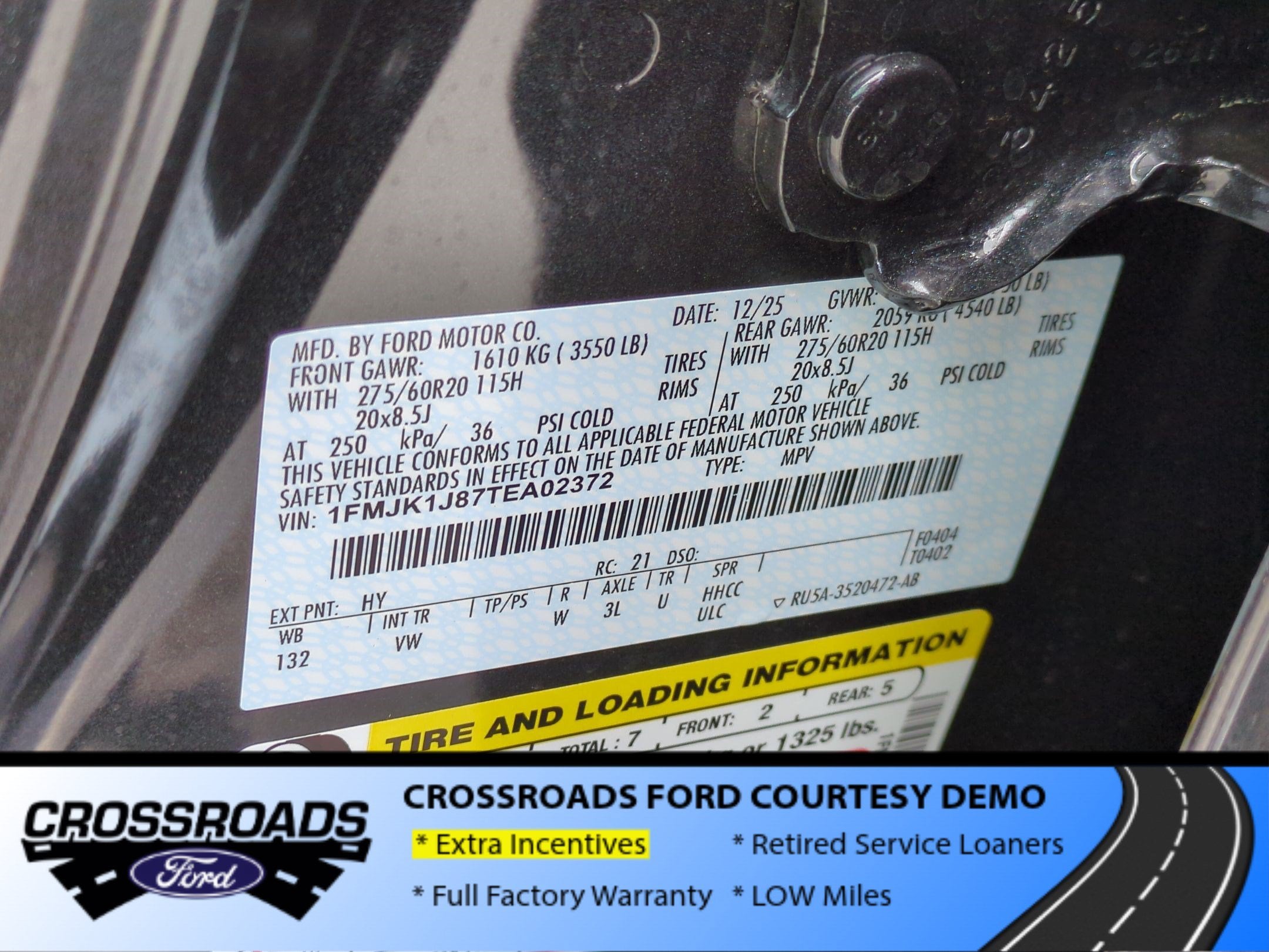 2026 Ford Expedition Max Active - Crossroads Courtesy Demo