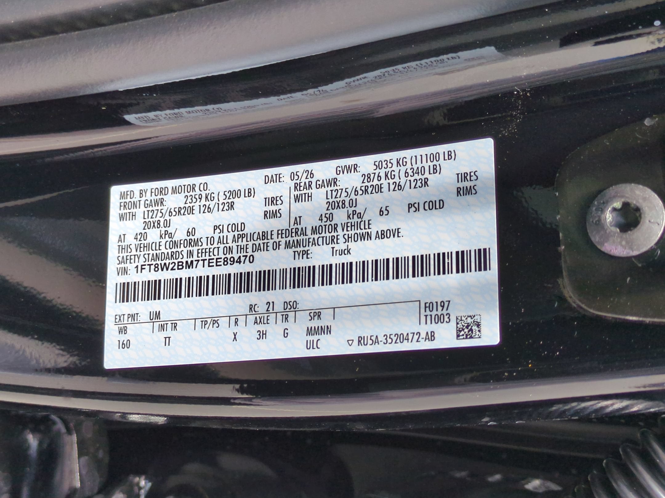 2026 Ford Super Duty F-250 SRW Platinum Plus